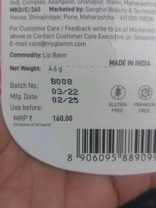 My Glamm Super Foods Color Pop Lip Balm