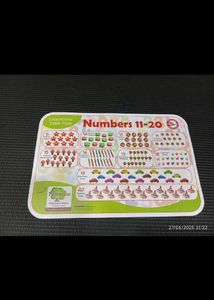 Kids Washable Learning Mats Set Of 12