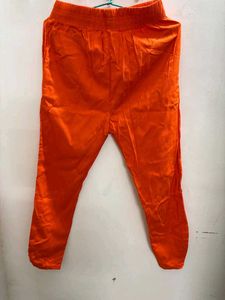 Orange Cotton Pant