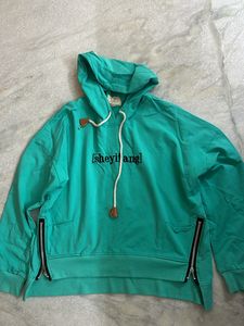 Cyan Blue Oversized Hoodie
