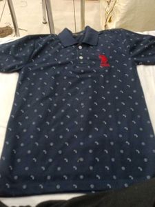 Navy Blue Polka Dot Polo Shirt 3pc Combo