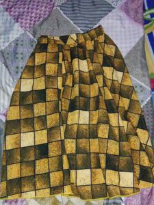 Vintage Checkerboard Skirt
