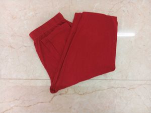 GO COLORS RED CHUDIDAR LEGGINGS