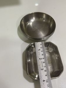 Set of 6 Stainless Steel Bowls
