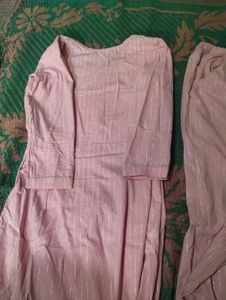 Khadi Cotton Kurta With Pant