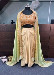 🆕️🆕️3 PIECE Dhoti Shrug Outfit