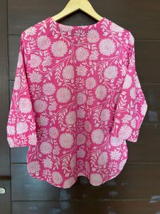Women’s Pink Floral Print Co-ord (xl)