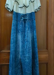 Denim dress
