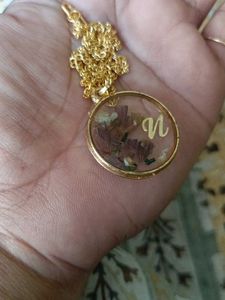 N Letter Pendant Chain