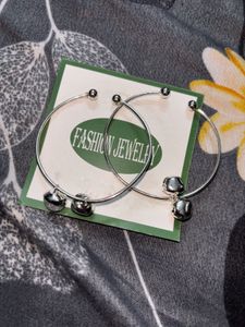 Silver Tone Bangles