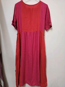 &#39;Max&#39; Pink Kurti With Both Side Pockets