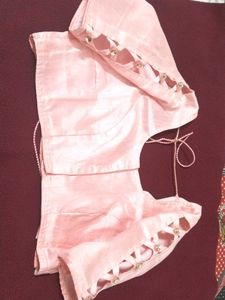 Shimmering Pink Saree