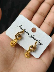 Fashion Jewellery Gold Drop Earrings