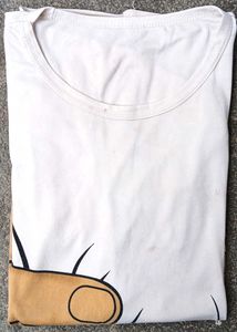 Printed White T-Shirt