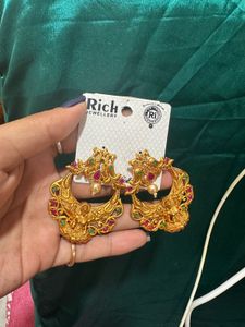 Hoop &amp; 1Gram Gold Earrings Set Of 6