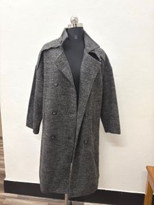 Unisex Grey Trench Coat