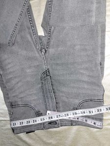 Gray Denim Jeans