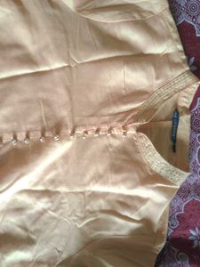Yellow Embroidered Kurta