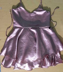 Short Satin Frock