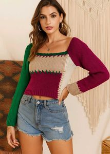 🎁Buy2 Get2 Free Boho Colorful Cropped Sweater E