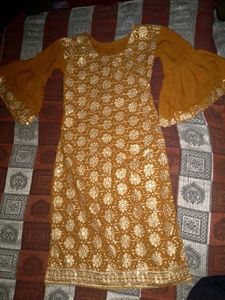 Mix Cotton Fabric With Heavy Resham Kadhai Suit