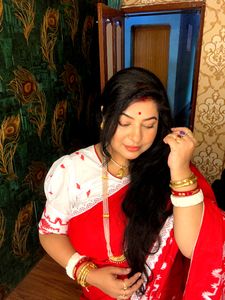 Lace work Embroidery Cotton Jamdani Saree &amp; Blouse