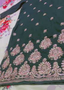 Green Paisley Embroidered Tunic