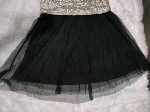 💥Black Sequence With Net Mini Dress💥