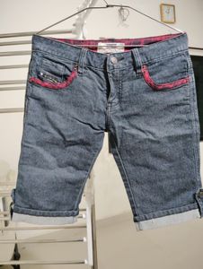 Denim Bermuda Shorts