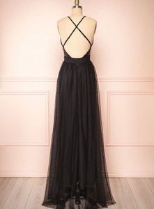 Black Sequin Gown
