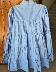 Tiered Ruffle Sleeve Shirt