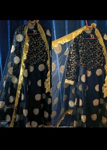 Emerald Green Embroidered Salwar Kameez