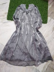Organza Halter Neck Tank Top 36inch