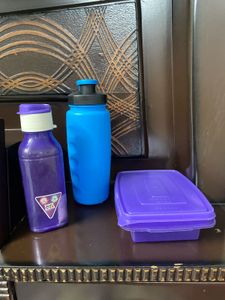 2 Bottles And Tiffin Box Combo