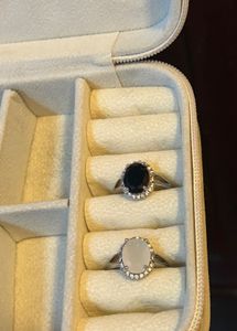 Vintage Anti-tarnish rings (Set Of 2)