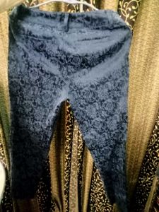 Elegant Floral Print Trousers