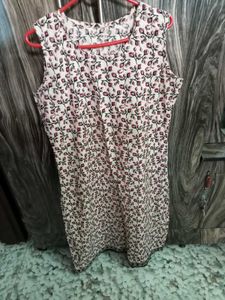 Floral Print Straight Kurta