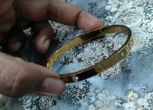 Elegant Gold Bangle Bracelet