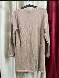 Korean Cream Cardigan Sweater