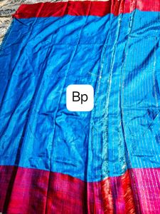 Pure Silk Katan Banarasi with running BP