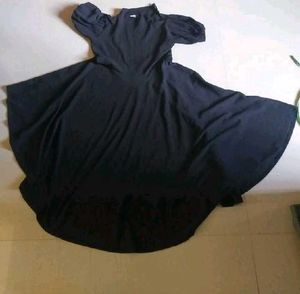 Elegant Black Fit &amp; Flare Dress