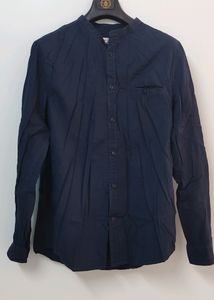 Slub Denim Co. Chinese Collor Shirt