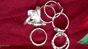 8 New Branded Rings Set