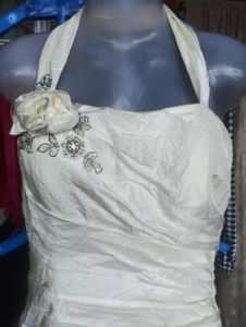 Elegant White Formal Gown