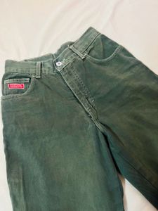 Vintage Green Denim Jeans 💕
