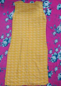 Yellow Floral Kurta