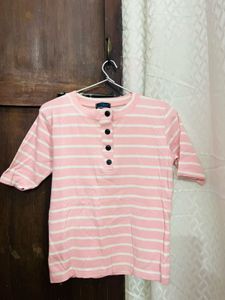 Striped Button-Up Top *(Combo)*