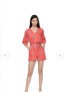 Chumbak Brand Floral Print Jumpsuit
