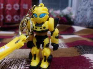 Bumblebee Transformer Keychain