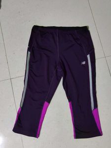 💜New Balance Crop Leggings Running Purple